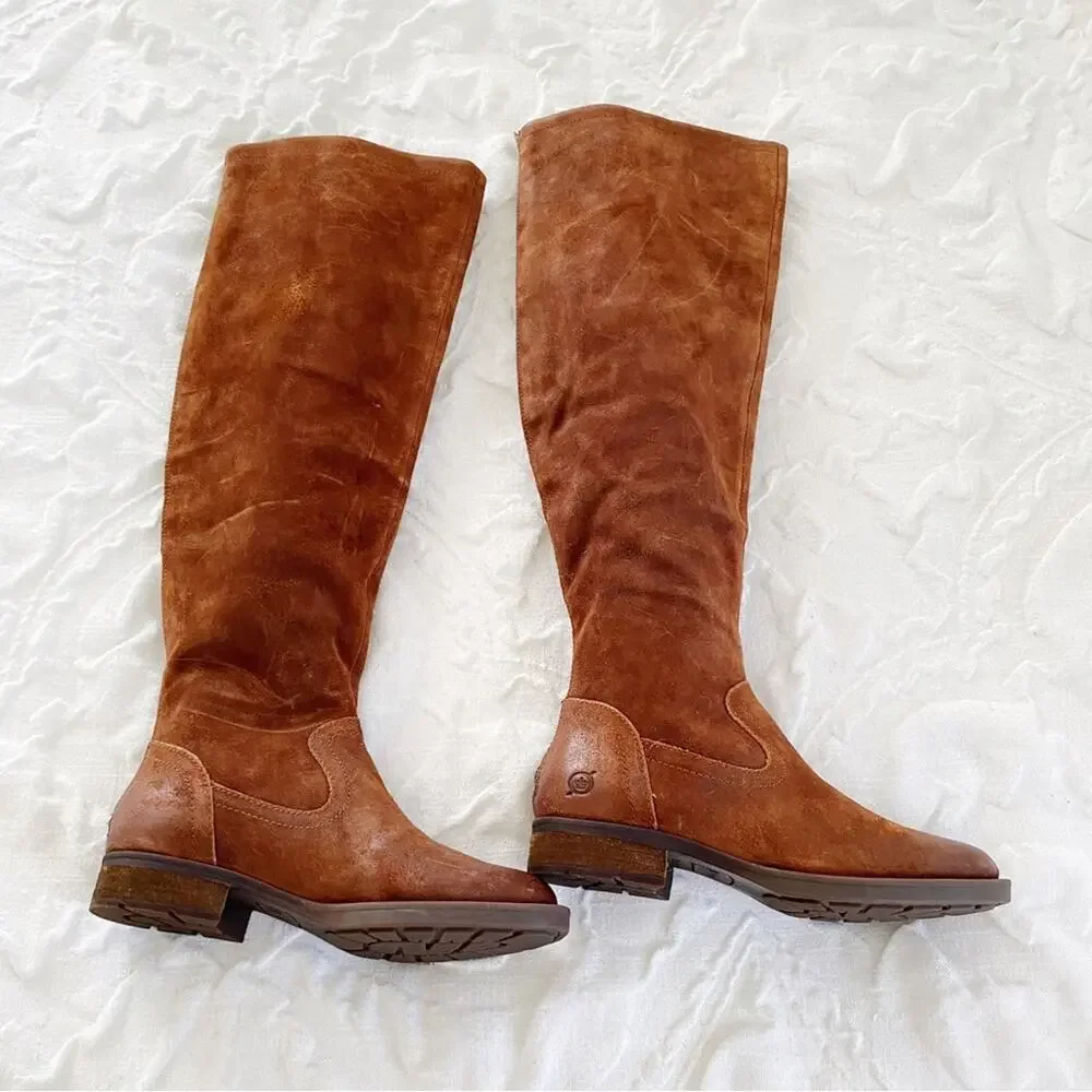 Born Borman Rust Copper Boots Size 5 New $260